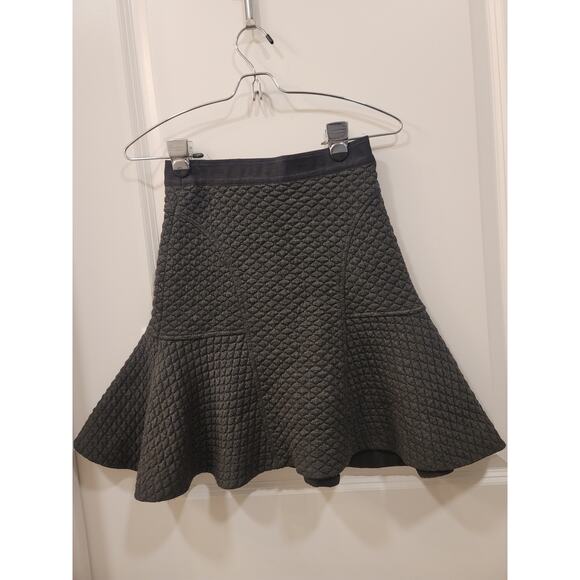 Rebecca Taylor Textured Flounce Mini skirt - Picture 2 of 7